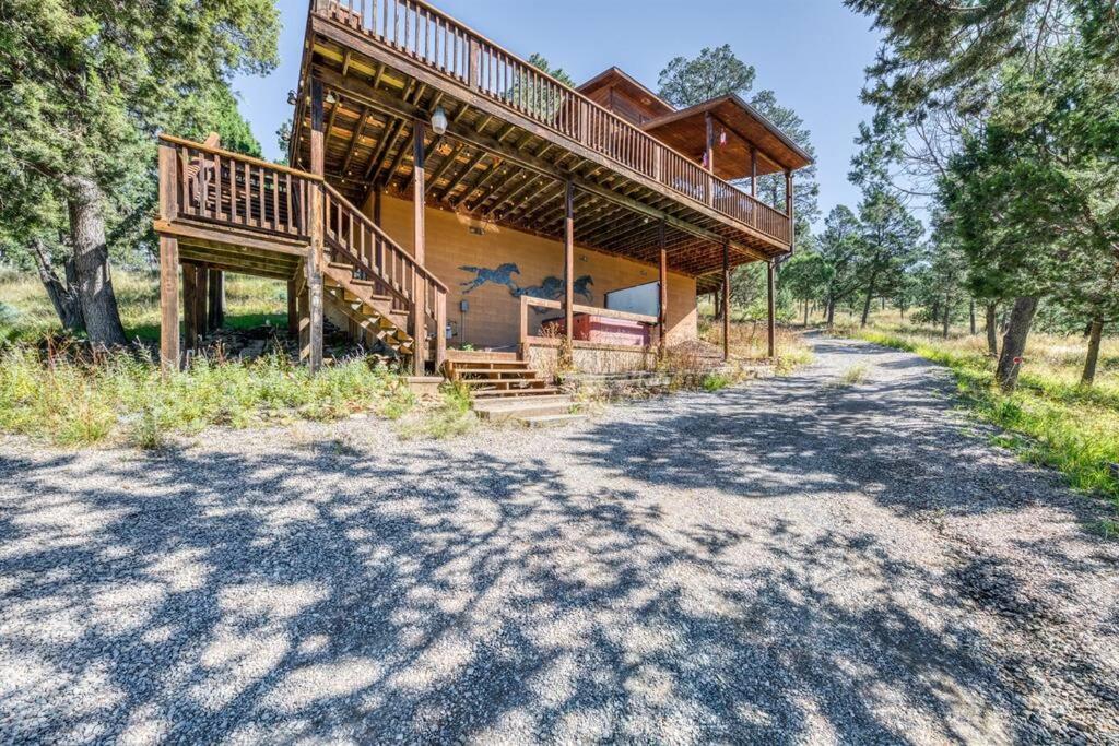 Perk Canyon Hidden Acres-Hot Tub-Gas Fireplace Ruidoso Exterior foto