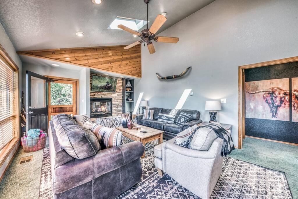 Perk Canyon Hidden Acres-Hot Tub-Gas Fireplace Ruidoso Exterior foto